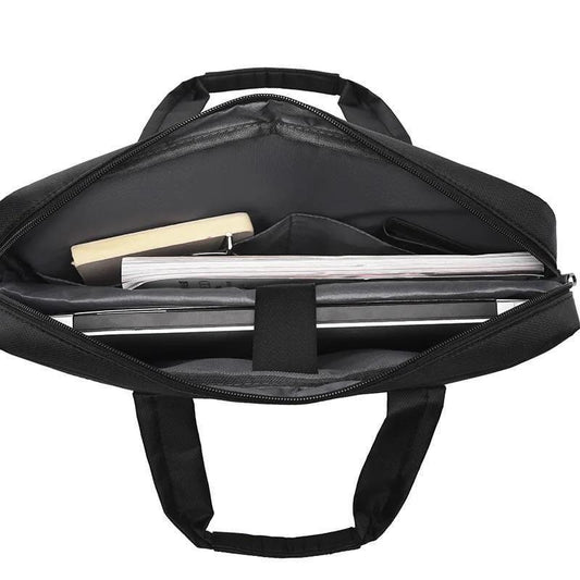 17-Inch Heavy-Duty Black Fabric Laptop Sleeve & laptop bag