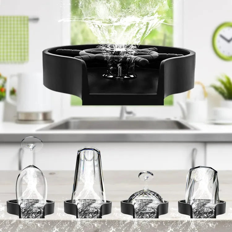Stainless Steel Kitchen Sink Glass Rinser