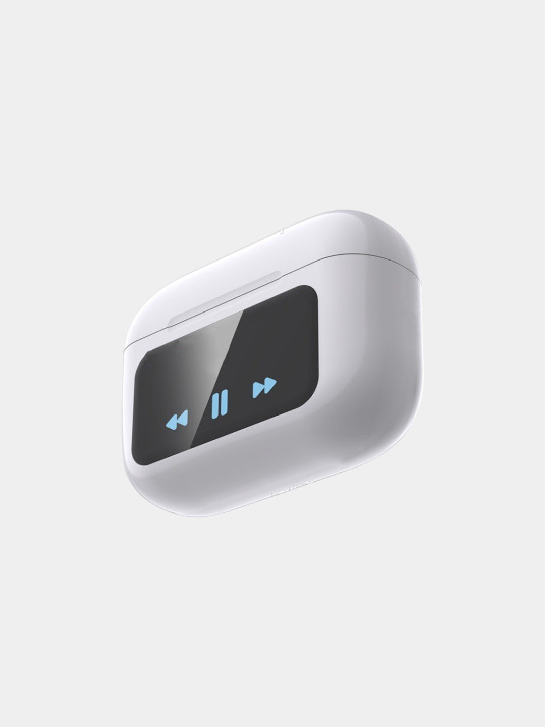 A9 Pro Touch LCD Smart Screen Bluetooth Earbuds/Airpods, Black & White