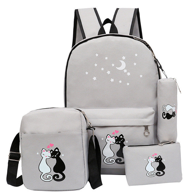 4-Piece School Bag Set/Backpack