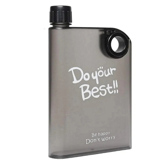 A5 Flat Notebook-Style Reusable Water Bottle (420ml)