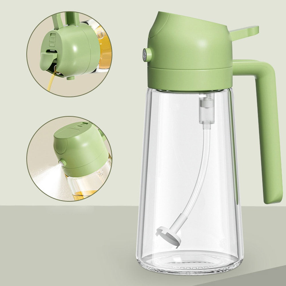 2-in-1 Dual-Function Kitchen Oil Sprayer & Dispenser Bottle
