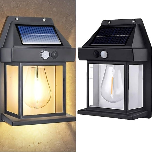 Solar-Powered Motion Sensor Waterproof Outdoor Wall Light