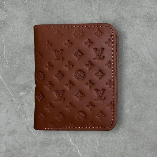 Executive Embossed Pattern Slim Card Holder | Wallet