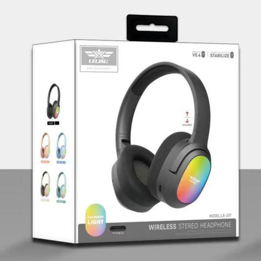 Lelisu LS-257 Wireless Stereo Headphones (Bluetooth 5.4 & LED Illumination)