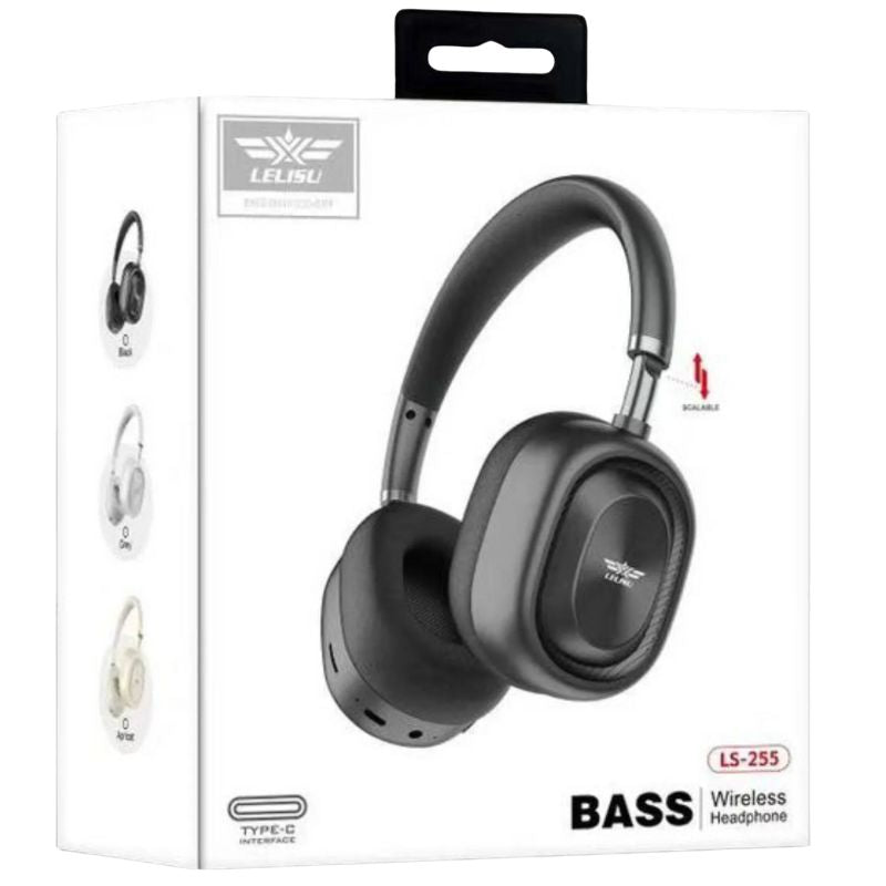 Lelisu LS-255 Heavy Bass Wireless Over-Ear Headphones