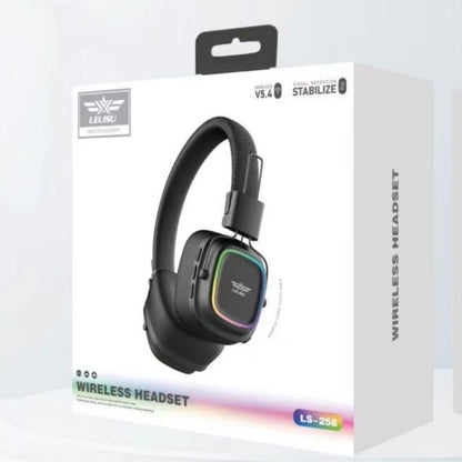 Lelisu LS-258 Wireless Stereo Headphones (Bluetooth 5.4 & LED Illumination)