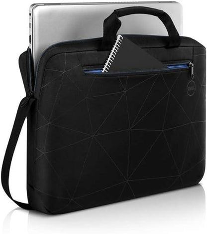 15-Inch Black Geometric Nylon Laptop bag