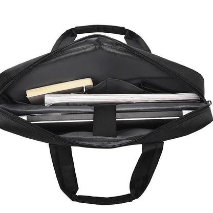 17-Inch Heavy-Duty Black Fabric Laptop Sleeve & laptop bag