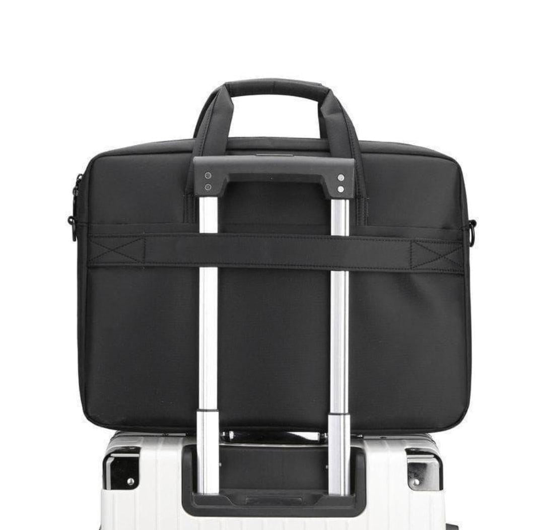 17-Inch Heavy-Duty Black Fabric Laptop Sleeve & laptop bag