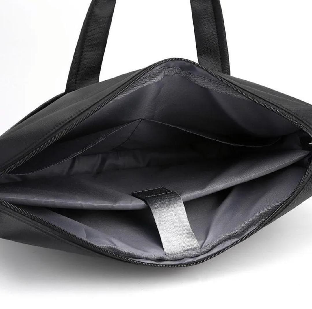 17-Inch Heavy-Duty Black Fabric Laptop Sleeve & laptop bag
