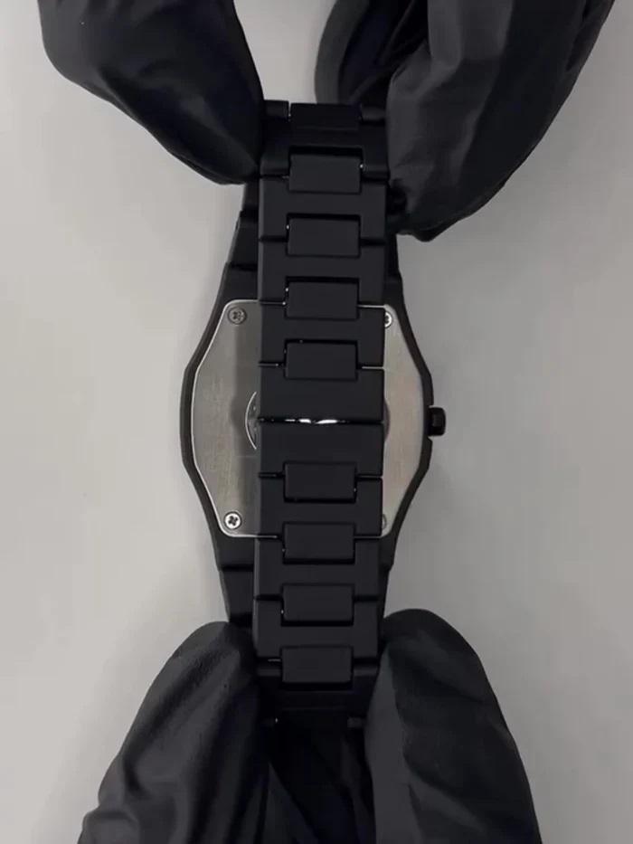 Men’s Stealth Black Arabic "Aura" Watch