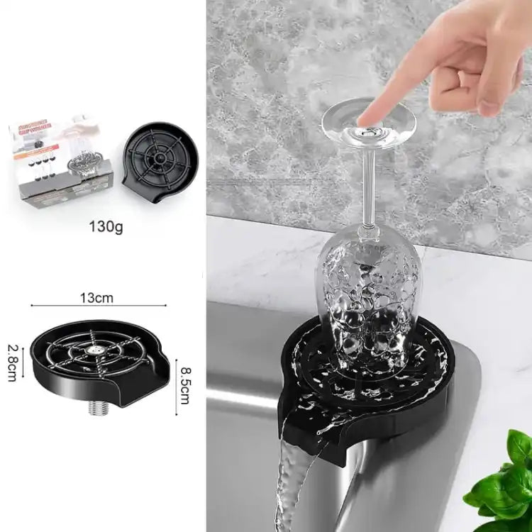 Stainless Steel Kitchen Sink Glass Rinser