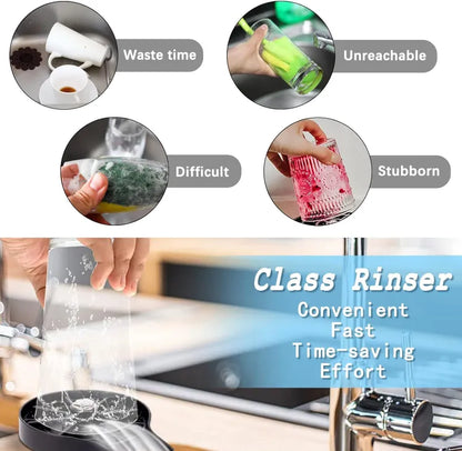 Stainless Steel Kitchen Sink Glass Rinser