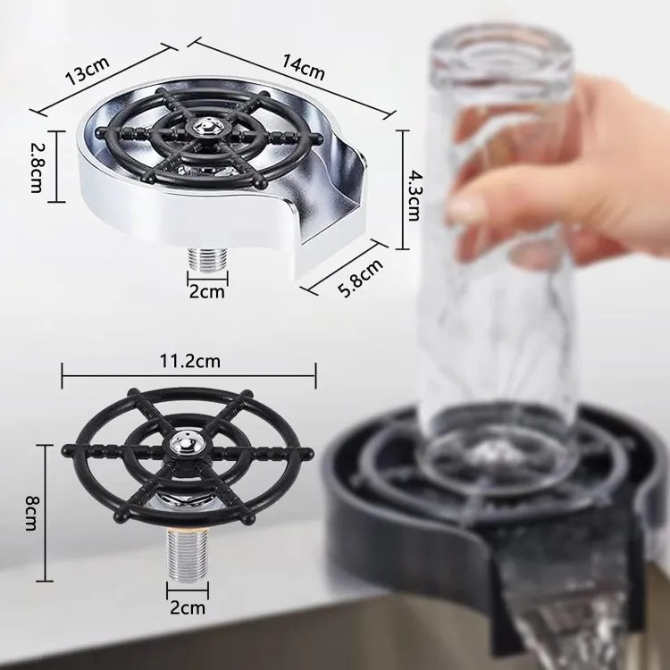 Stainless Steel Kitchen Sink Glass Rinser