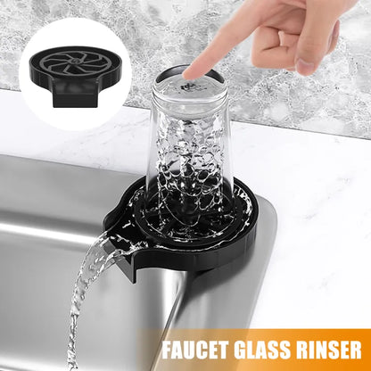 Stainless Steel Kitchen Sink Glass Rinser