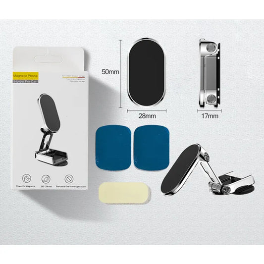 Folding 360° Rotating Magnetic Car Air Vent Phone Holder & Stand
