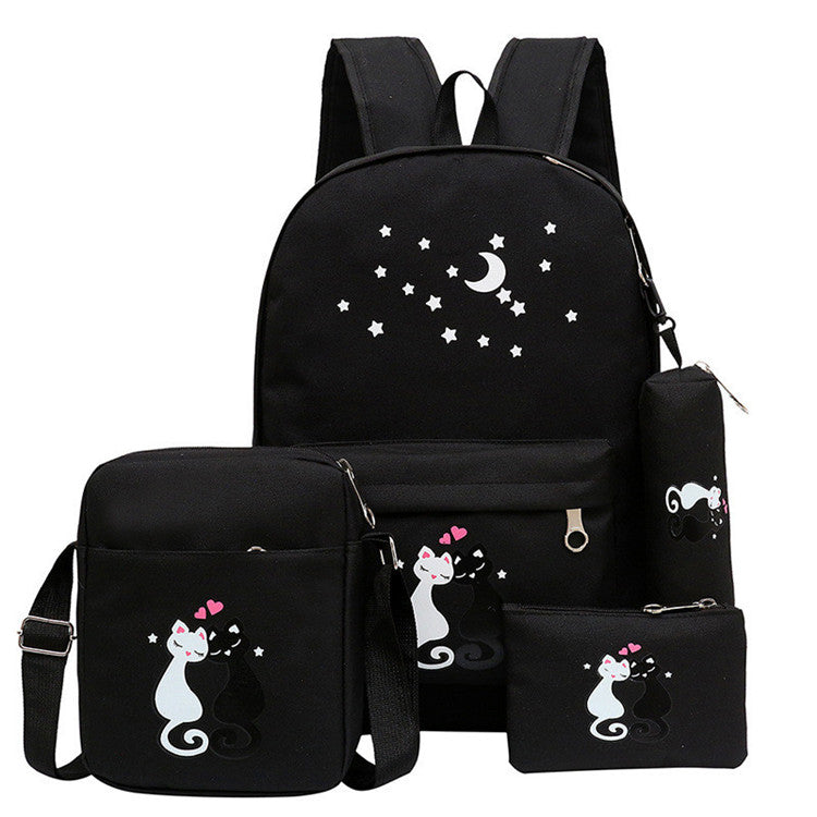 4-Piece School Bag Set/Backpack