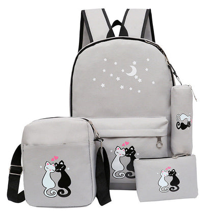 4-Piece School Bag Set/Backpack