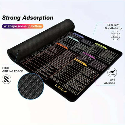 Extended Shortcut Keyboard & Mouse Desk Mat| Mouse Pad