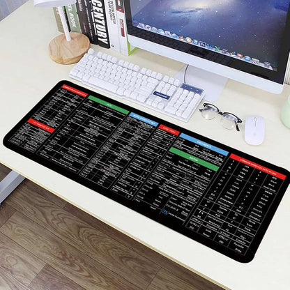 Extended Shortcut Keyboard & Mouse Desk Mat| Mouse Pad