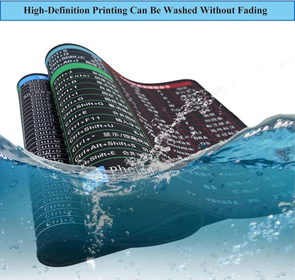 Extended Shortcut Keyboard & Mouse Desk Mat| Mouse Pad
