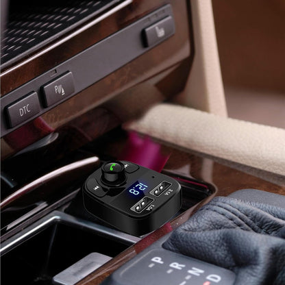 X8 3.1A Dual-USB Car Bluetooth FM Transmitter & MP3 Modulator