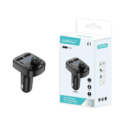 C1 Wireless Car Bluetooth FM Transmitter & MP3 Player