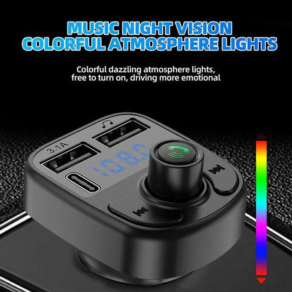 C1 Wireless Car Bluetooth FM Transmitter & MP3 Player