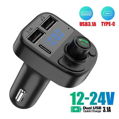 C1 Wireless Car Bluetooth FM Transmitter & MP3 Player