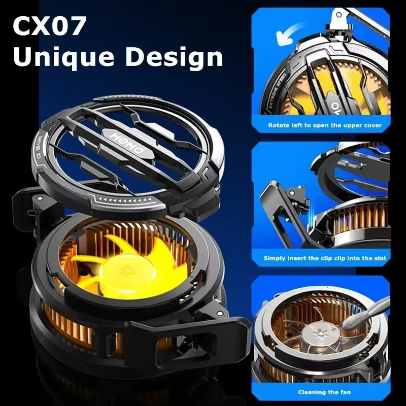 MEMO CX07 Magnetic Semiconductor Mobile Phone Cooler| Cooling Fan