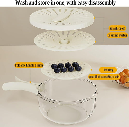 Multi-Functional Collapsible Fruit & Vegetable Cleaning Basket