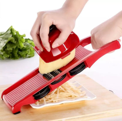 10-in-1 Mandoline Vegetable Slicer & Dicer Set with Catch Box