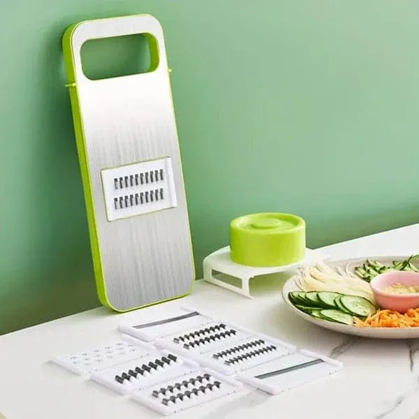 5-in-1 Multifunctional Stainless Steel Vegetable Cutter & Slicer