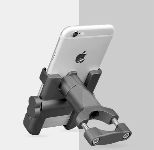 Heavy-Duty Aluminum Alloy Bike & Motorcycle Handlebar Phone Stand