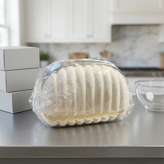Luxury Shell-Shape Wave Pattern Tissue Box & Napkin Dispenser