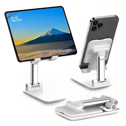 Adjustable Ergonomic Desktop Phone Stand &amp; Foldable Holder
