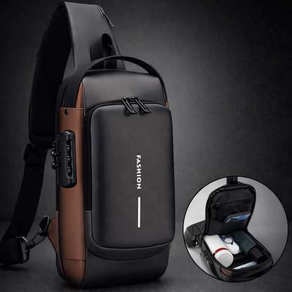 Premium Anti-Theft Sling Bag with Combination Lock