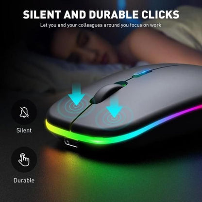 HP W10 Slim Silent Wireless Optical Mouse (2.4GHz with USB Receiver)