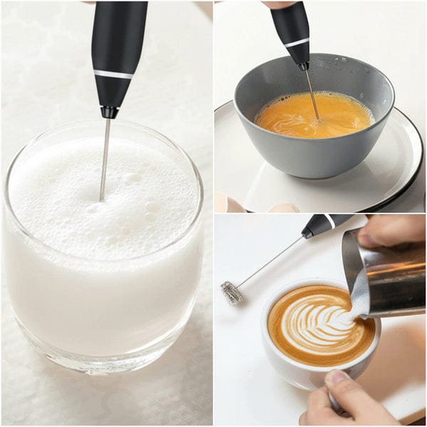 2-in-1 Rechargeable Electric Coffee Beater & Milk Frother