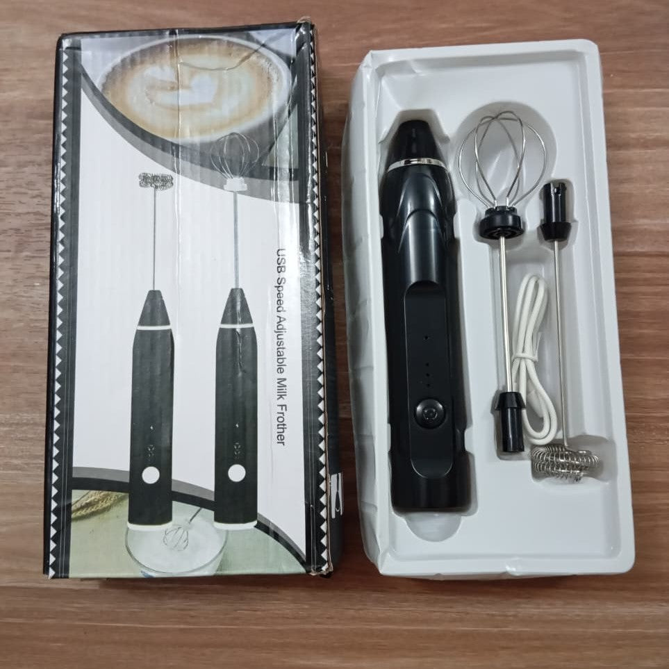 2-in-1 Rechargeable Electric Coffee Beater & Milk Frother