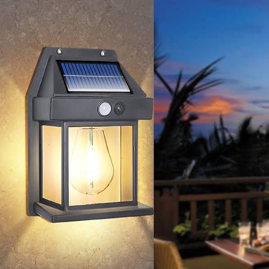 Solar-Powered Motion Sensor Waterproof Outdoor Wall Light