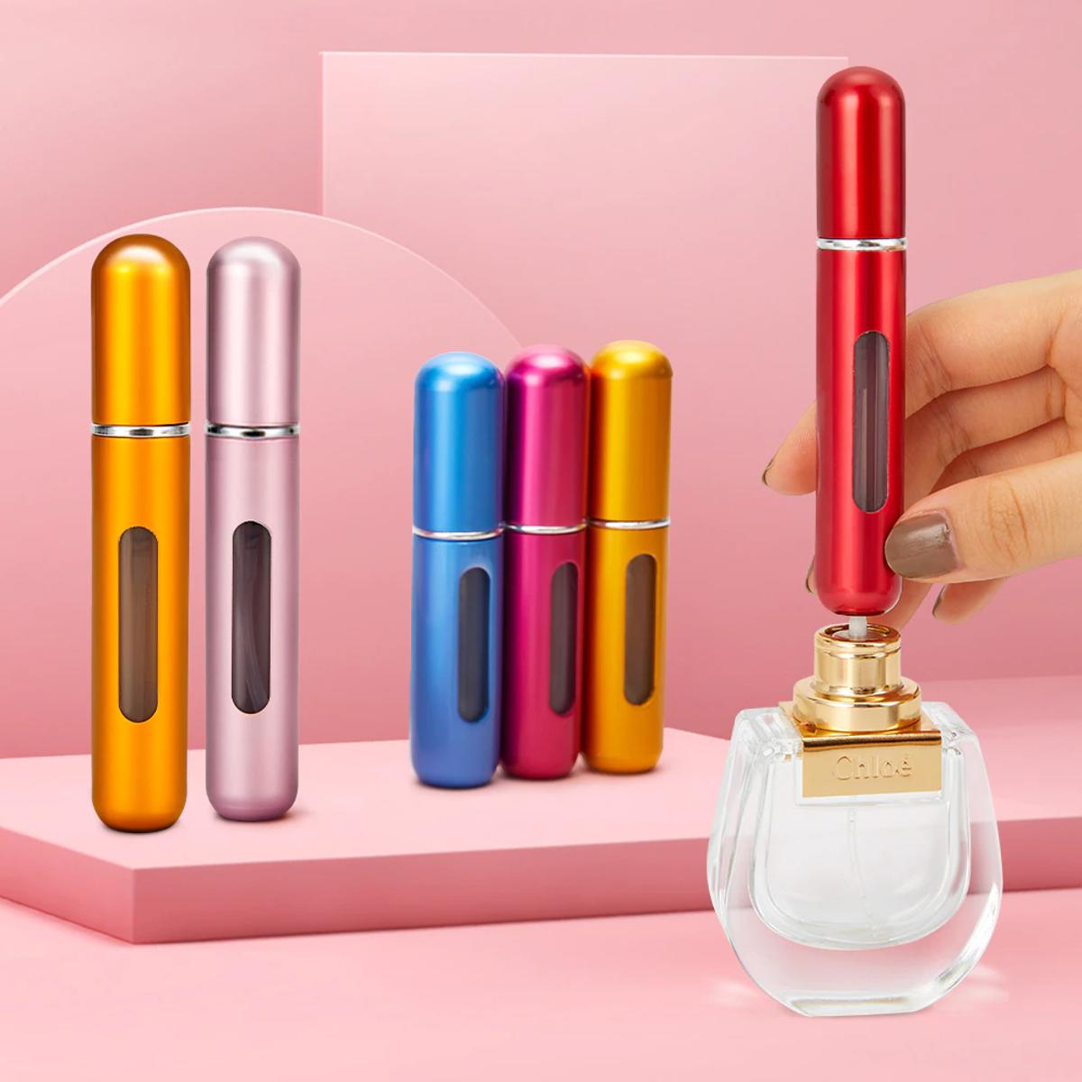 5ml Refillable Mini Perfume Spray Atomizer | Pocket-Sized & Leak-Proof