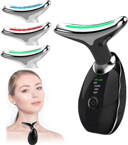 Vegena 3-in-1 EMS Thermal Face & Neck Beauty Massager