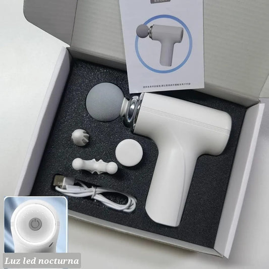 4-in-1 Rechargeable Deep Tissue Massage Gun