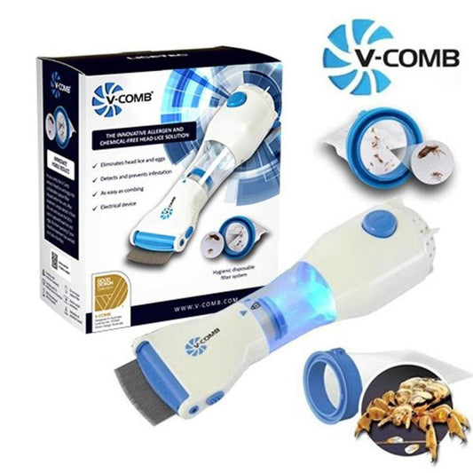 V-Comb Electronic Head Lice & Egg Vacuum Treatment Device