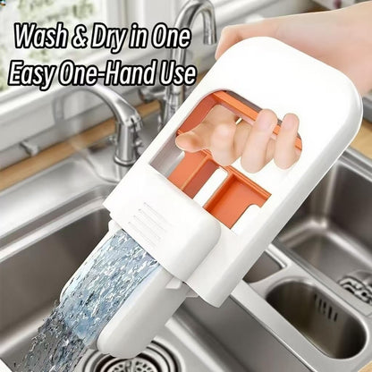 Foldable Mini Portable Desktop Mop | Hands-Free Self-Squeezing