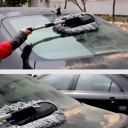 Extendable Microfiber Car Duster & Interior/Exterior Cleaning Mop