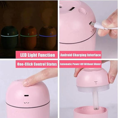 Mini Cute Desktop RGB Air Humidifier (220 ml)