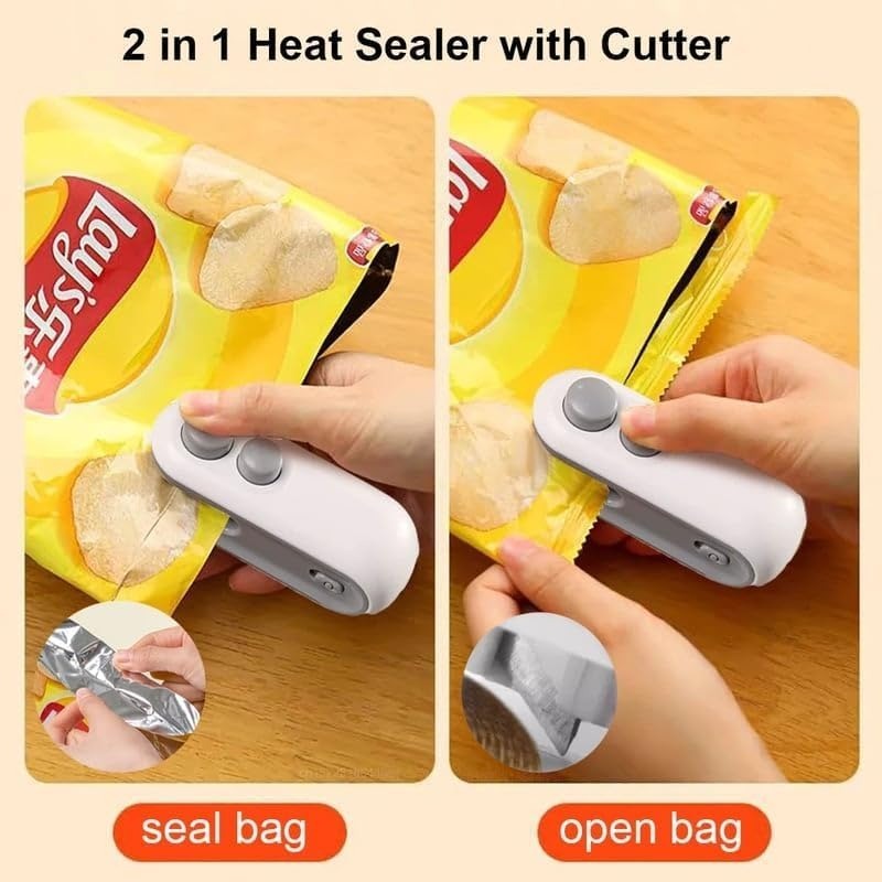Portable Mini Bag Sealer | Handheld Heat Sealer for Food Storage